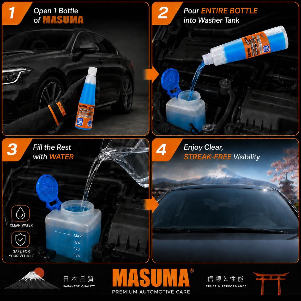 MASUMA product box showing features